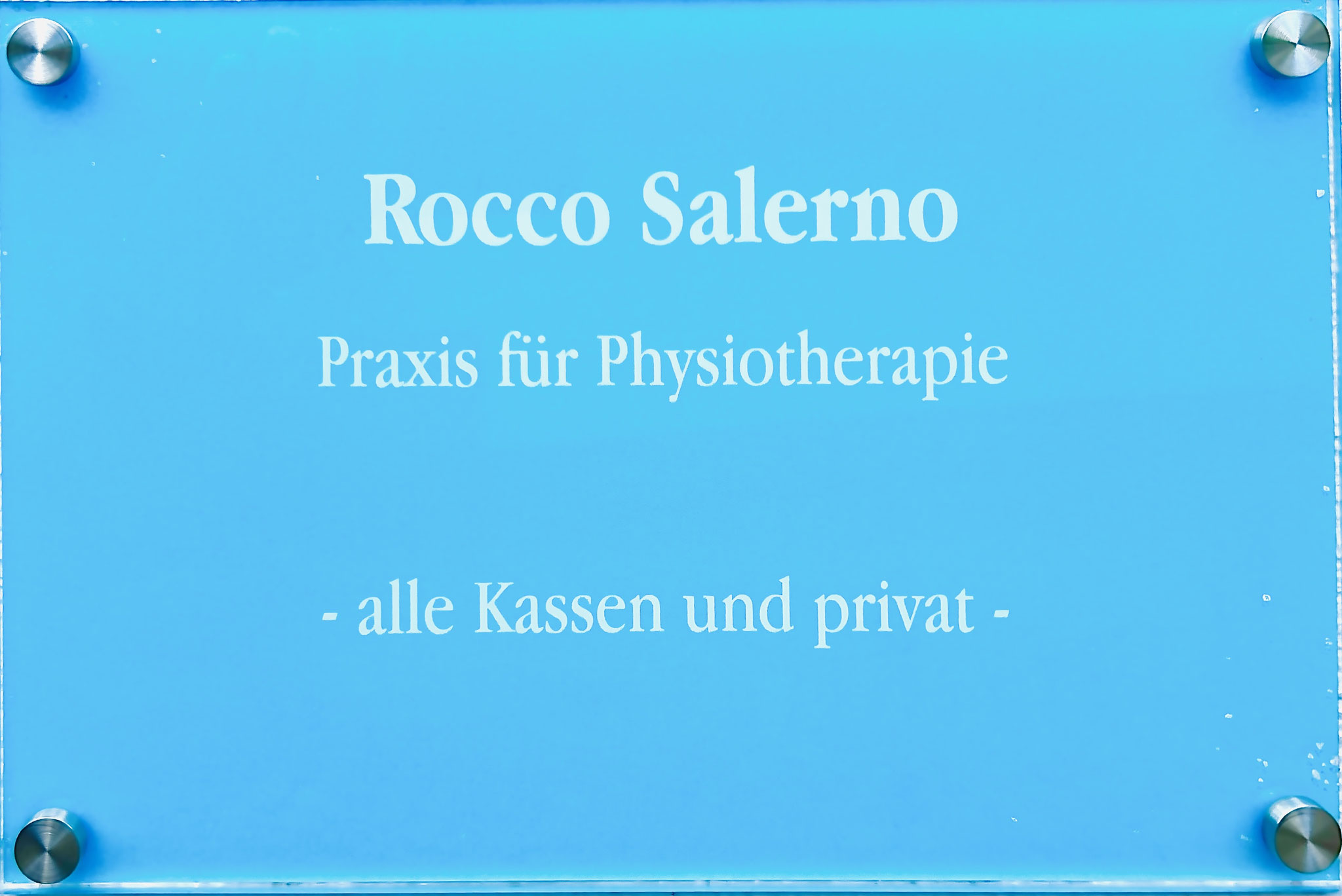 Praxisschild Rocco Salerno